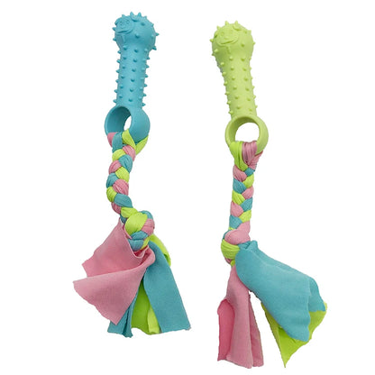 Pet Dog Puppy Cotton Chew Knot Toy 