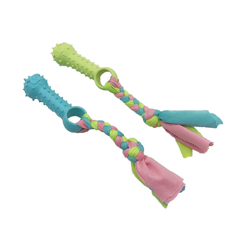 Pet Dog Puppy Cotton Chew Knot Toy 